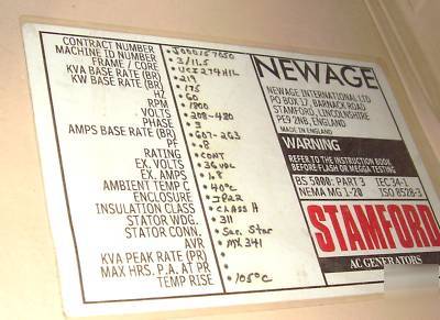 175 kw movie industry grade silent generator