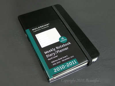 Moleskine 18 month hard 2010-2011 small weekly planner