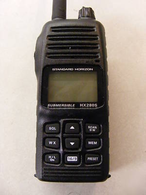 Standard horizon HX280S submersible vhf marine radio