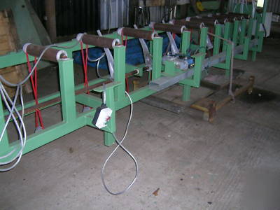 Grecon outfeed conveyor sawmill woodworking machine