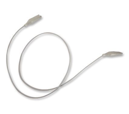 Lot of 600 alligator cables 24'' white science class