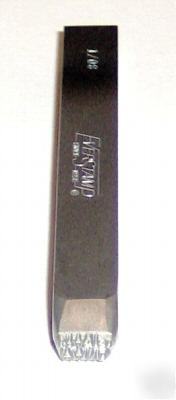 Silver plat marking stamp 1MM steel jewelry punch 