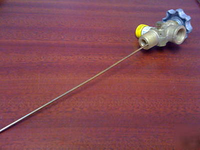 New 100 lb propane tank valve liquid level rego 9103 