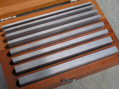 Starrett 348 parallel set in wood case excellent