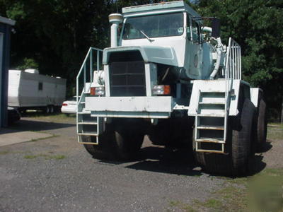 1983 floater biosolids applicator vacuum tanker cat 4X4