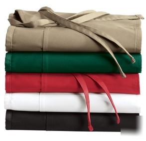 1 waist apron restaurant red green khaki white black