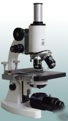1500X medical school compound microscope w 100X oil