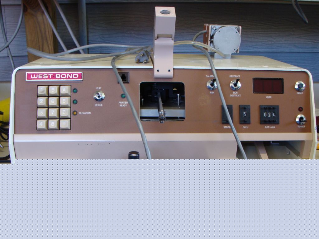 West bond inc model 70PT-m wire bond pull tester