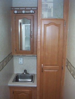 New enclosed trailer slide out living quarters 