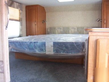 New enclosed trailer slide out living quarters 