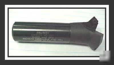 Indexable end mill 45Â° .950 x 3/4