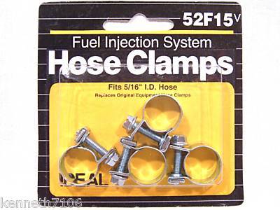 ApplianPar 5/16 Fuel Injection Hose Clamps – Pack Of 10, Fits 1/2" To 9/16" Diameter Hose