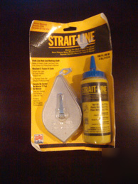 Strait line with chalk 