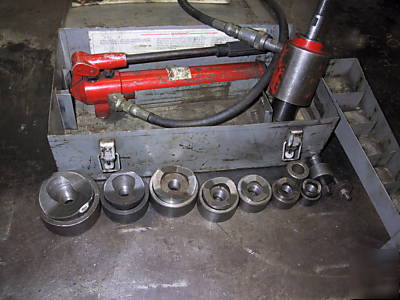 Ridgid greenlee hydraulic slugbuster knockout punch set