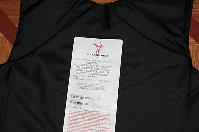 Safariland bullet proof vest ii a