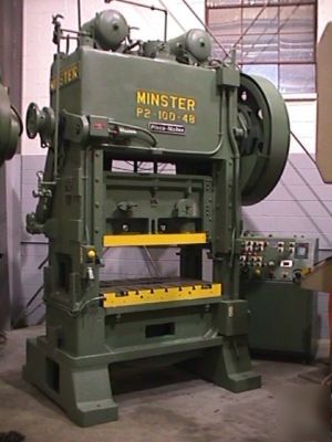 100 ton minster P2-100-48, 5