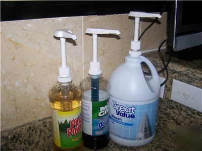 New lot of 12 pump bottle container dispensers gallon