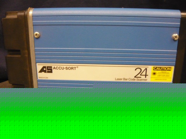 Accu-sort 24I long range laser barcode scanner 