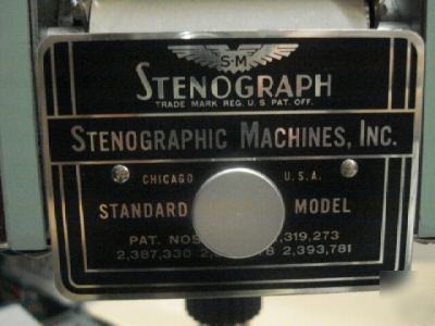 Vintage C1950 stenograph dictation court law reporting