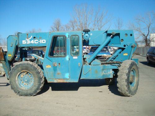 Gradall 534 c-10 forklift 40' 10K outriggers, cab 