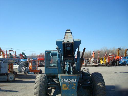 Gradall 534 c-10 forklift 40' 10K outriggers, cab 