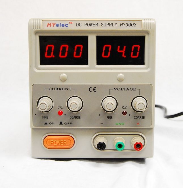 Hyelec dc regulated bench power supply 30V 30 v volt 