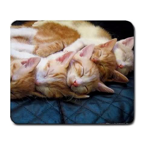 New large sexy computer mat cat kitty art mousepad