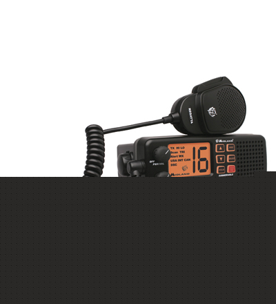 New midland regatta 1 25W vhf marine radio black RG1B