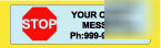 500 custom printed tamper evident label void 1/2X1-3/4
