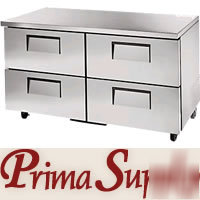 New true commercial 60IN 4 drawer uc refrig tuc-60D-4