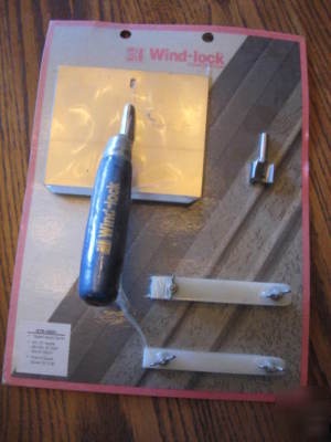 New wind-lock square groove tool kit, 1/2
