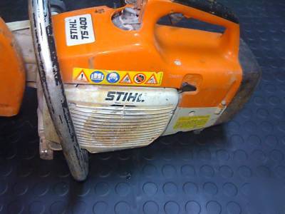 Stihl concrete saw ts 400 runs strong ***no ***