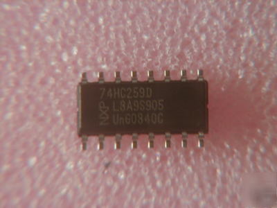 Qty 10 * 74HC259 74HC259D 8-bit adressable latch smd 16