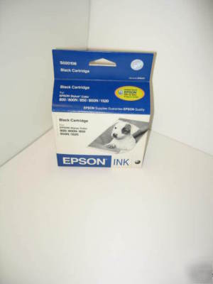 Genuine oem epson S020108 black ink stylus color 1160