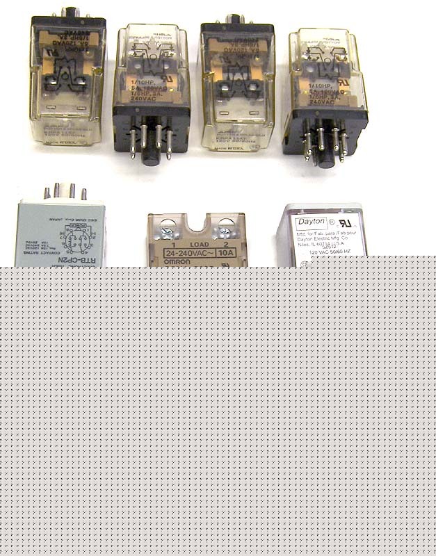New lot 9 relay timer counter switch omron idec dayton / 