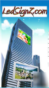 Outdoor color led signs advertising lighted billboards 