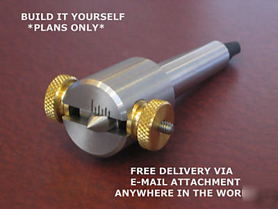 Plans-offset center fits mini lathe-atlas-myford